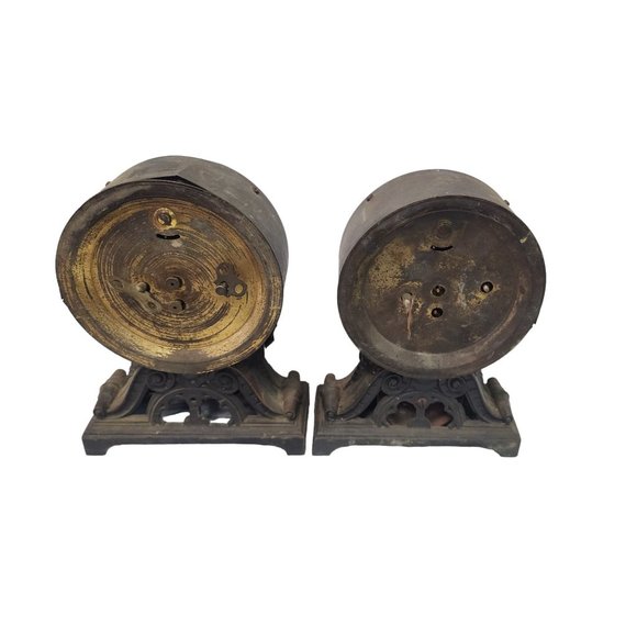 Geo. Welsch Son 233-35 Greenwich St Cor Barclay NY Seth Thomas Mantle Clock - Picture 5 of 5